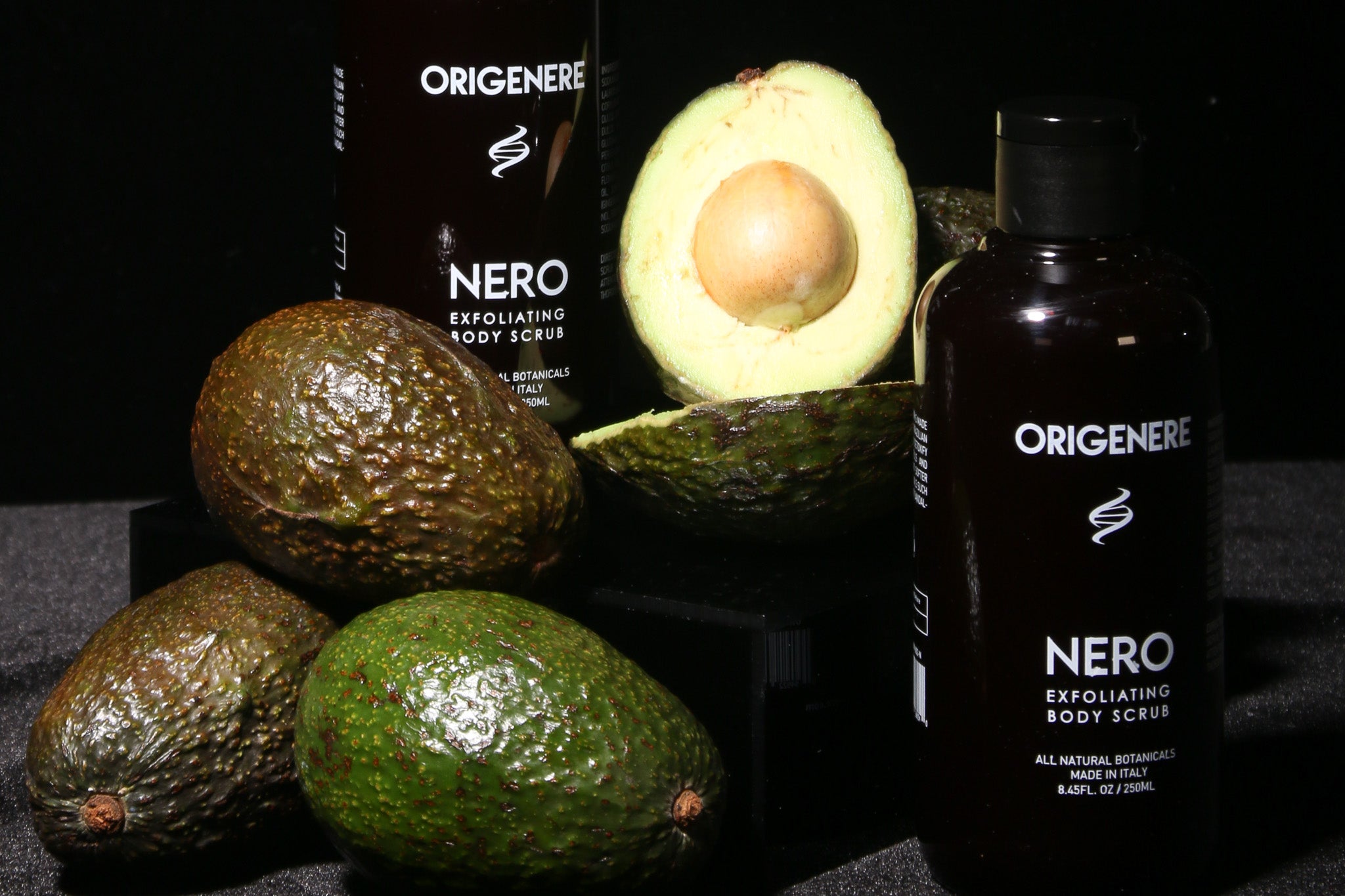 Nero Natural Body Scrub with Avocado Oil