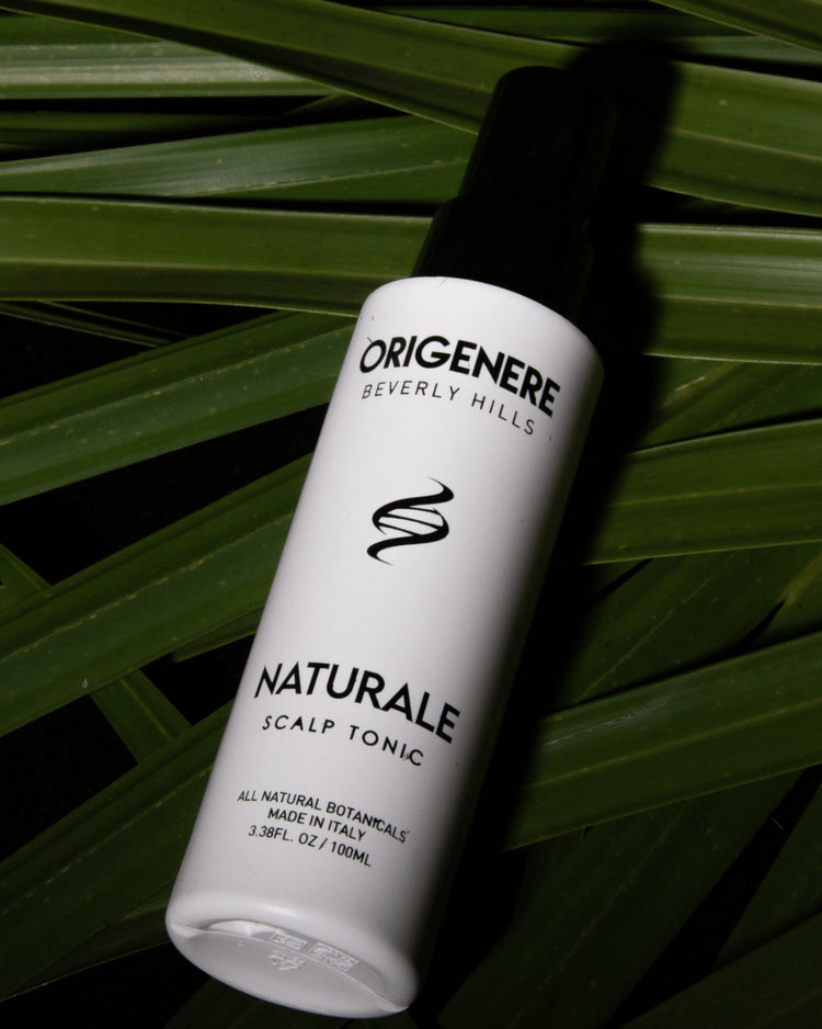Naturale Scalp and Hair Tonic on Saw Palmetto plant