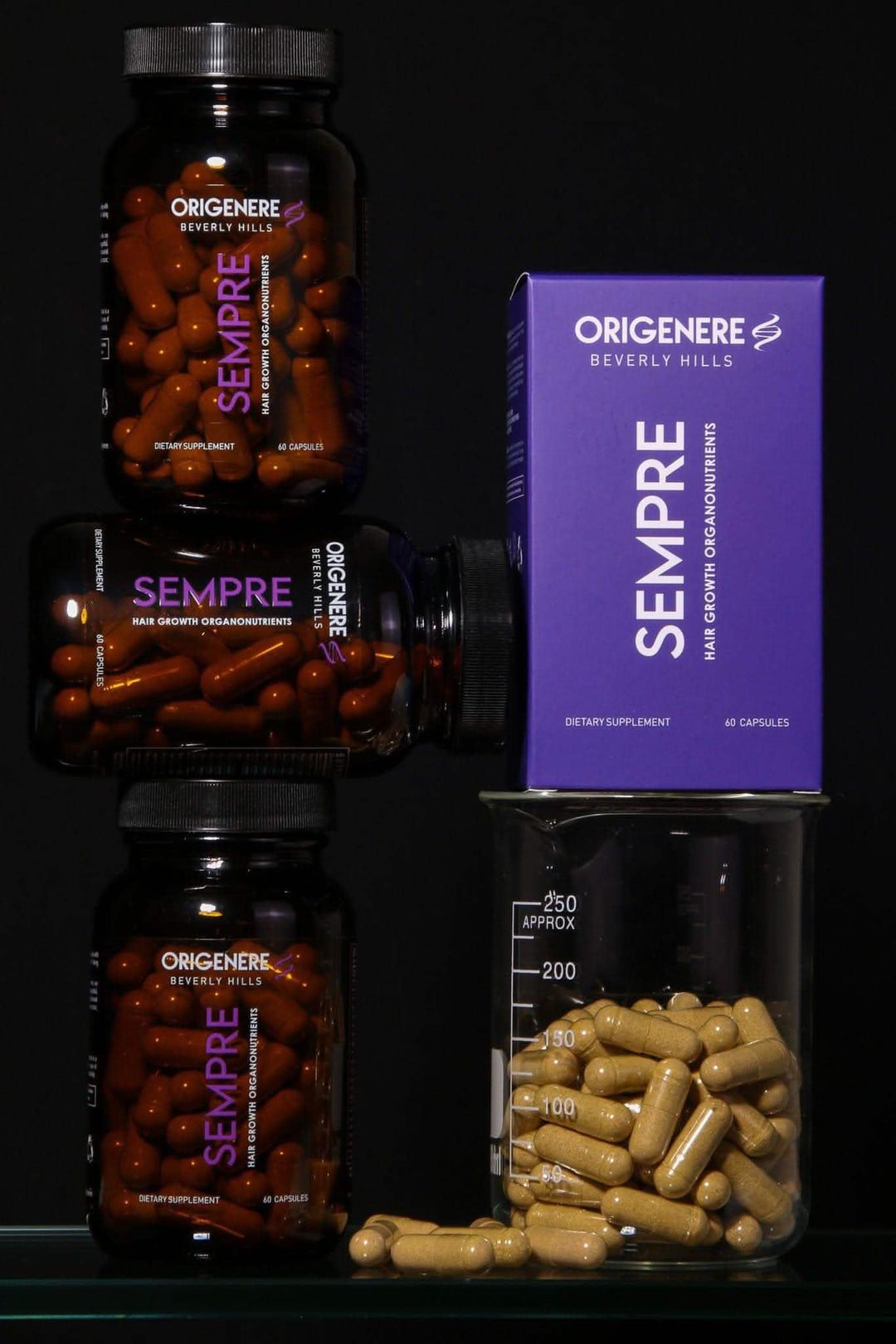 Sempre Hair Vitamins In Packaging