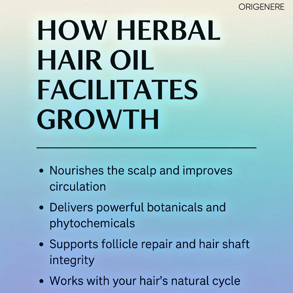 How Herbal Hair Oil Facilitates Growth