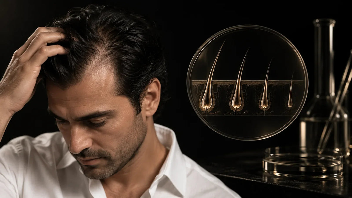 Common types of hair loss can produce different patterns of thinning