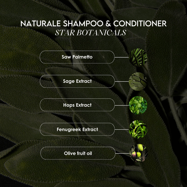 Naturale Shampoo And Conditioner For Thinning Hair Key Ingredients