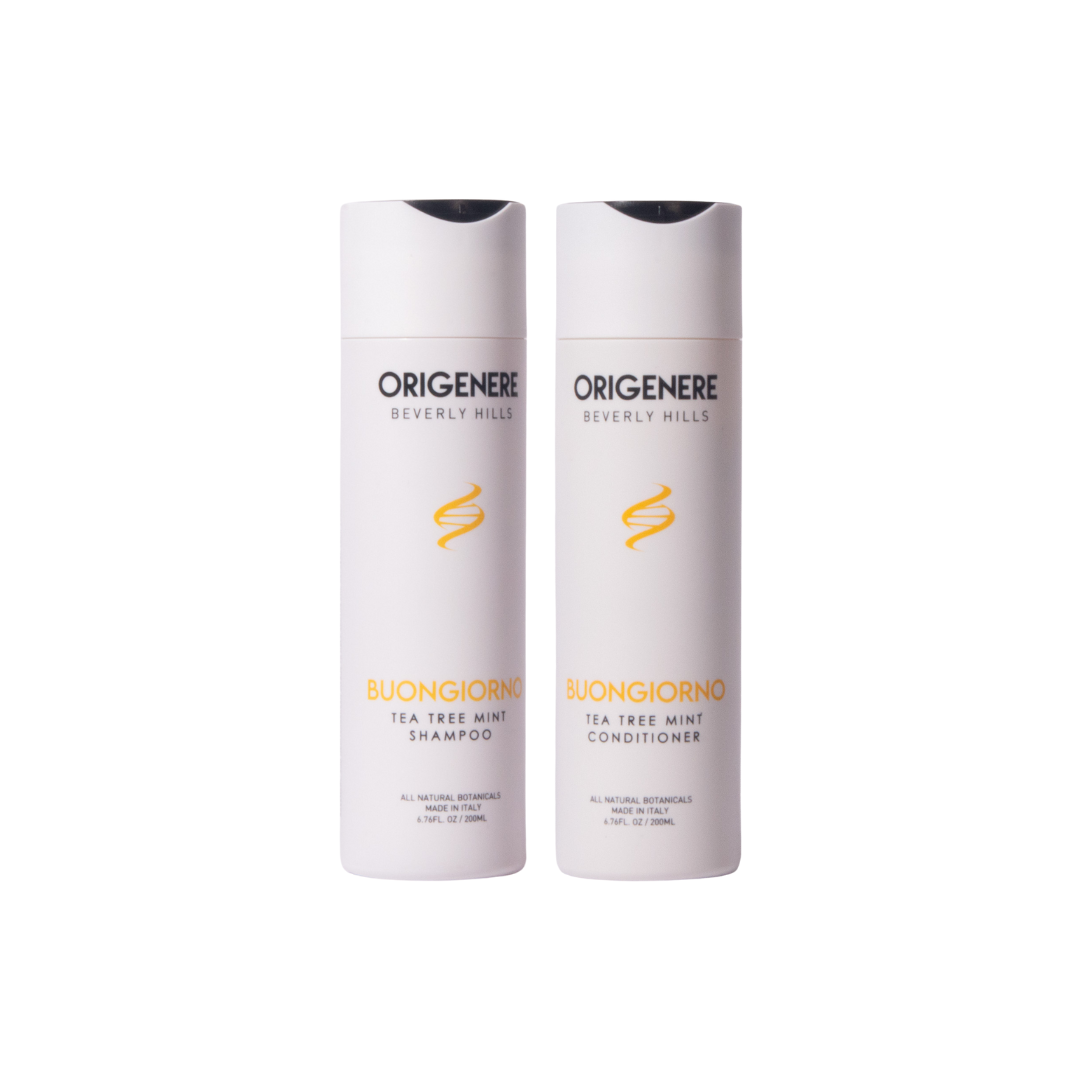 Buongiorno Shampoo and Conditioner with Tea Tree and Rosemary Mint
