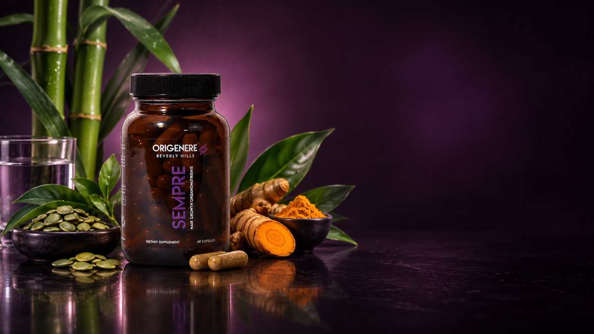 Sempre Hair Growth Vitamins With Curated Nutrients, Vitamins and Botanicals