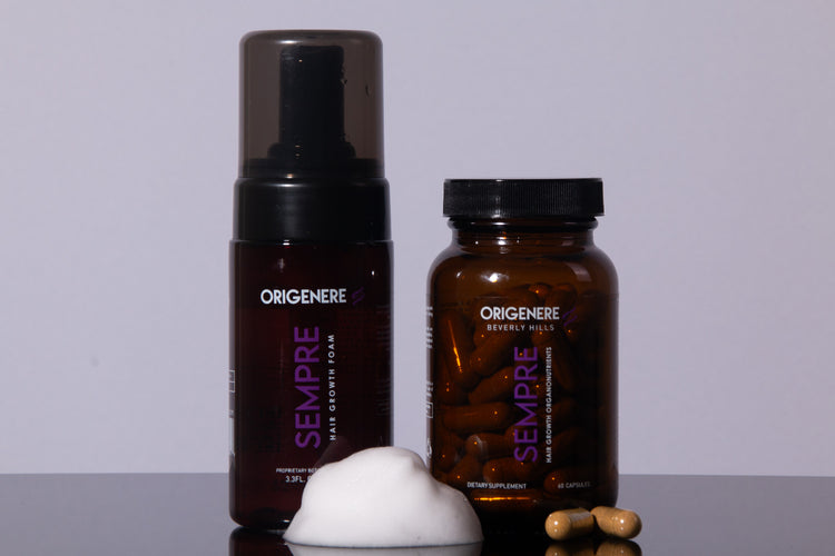 Sempre Growth Vitamins With Sempre Growth Foam