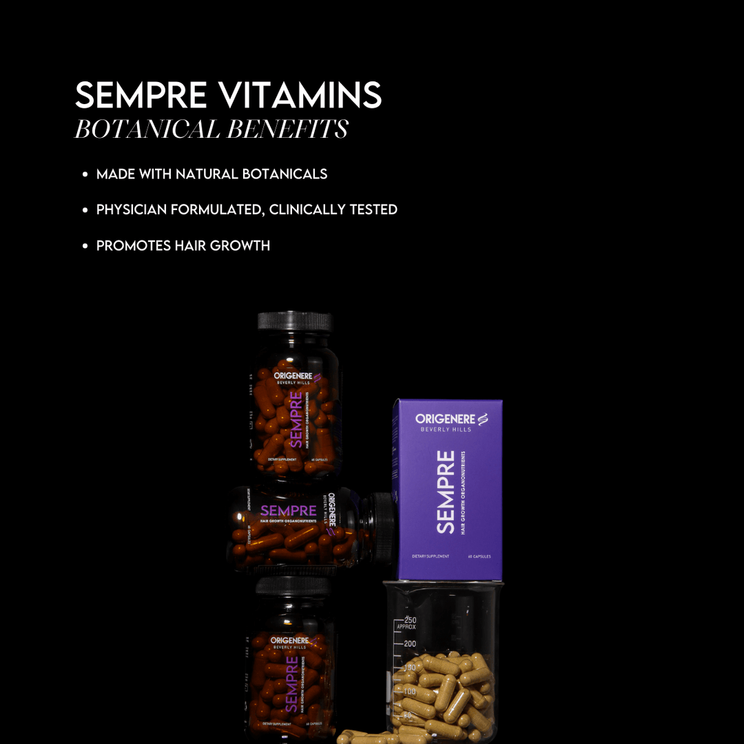 Sempre Hair Growth Organonutrients - Hair & Skin Vitamins Trio